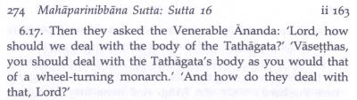 Mahāparinibbāna Sutta: Dīghanikāya, D.ii.169