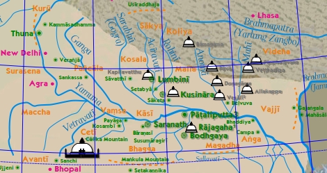 The Middle Country of India (majjhimadesa)